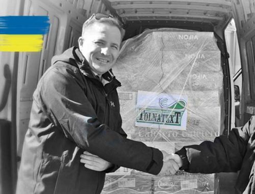 Tolnatext, Kastgroup, Ukrainehilfe, aid for ukraine